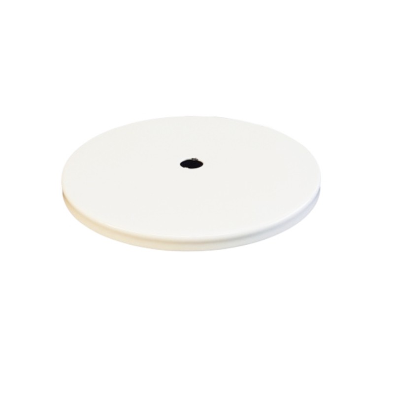 White balloon cover cap 88mm diameter x 8mm