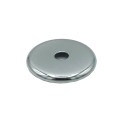 Chromed rounded balloon cover cap 31mm diameter x 4mm