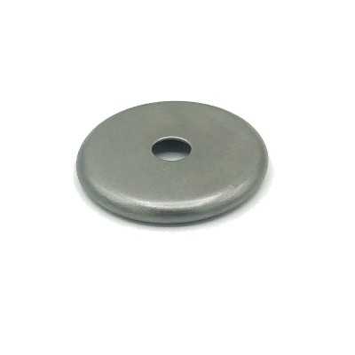 Round raw iron balloon cover cap 26mm diameter x 4mm
