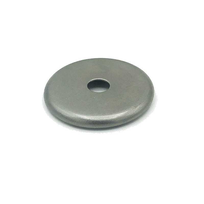 Round raw iron lamp holder cover, 21mm diameter x 4mm