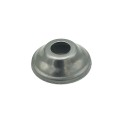 Raw iron conical lamp holder cover, 25mm diameter x 2mm