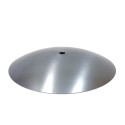 Concave iron cover 130mm x 3mm for glass globes
