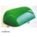 Replacement glass for classic banker lamps