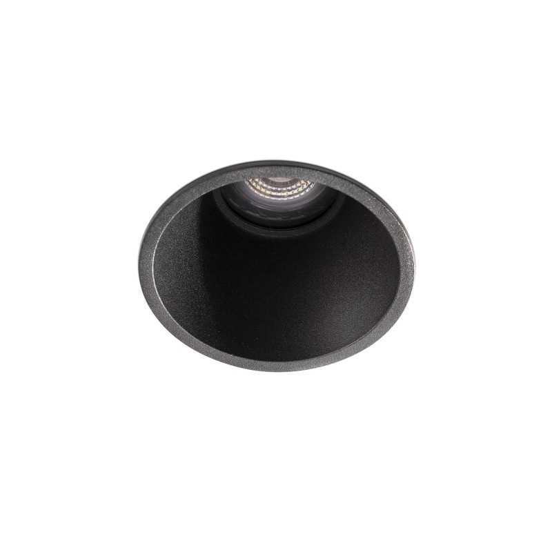 Ceiling lamp in matte black aluminum with GU10 socket SAVOIE