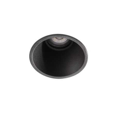 Ceiling lamp in matte black aluminum with GU10 socket SAVOIE