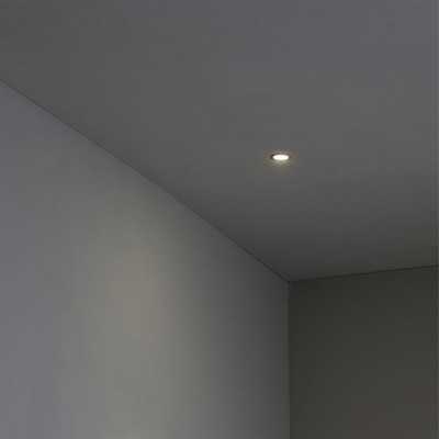 Ceiling lamp in matte black aluminum with GU10 socket SAVOIE