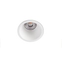 Ceiling lamp with integrated LED in matte white aluminum MAIZERY