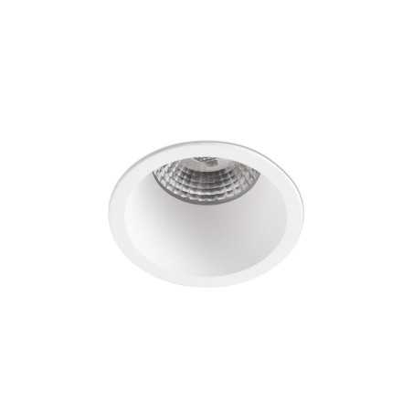 Ceiling lamp with integrated LED in matte white aluminum HERRET