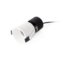 Ceiling lamp with integrated LED in matte white aluminum HERRET