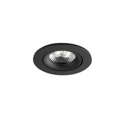 Ceiling lamp with integrated black aluminum LED LALINDE