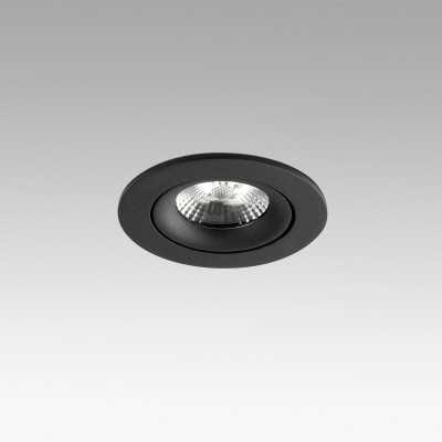 Ceiling lamp with integrated black aluminum LED LALINDE