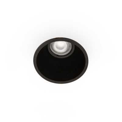 Ceiling lamp aluminum GU10 matte black OULCHES