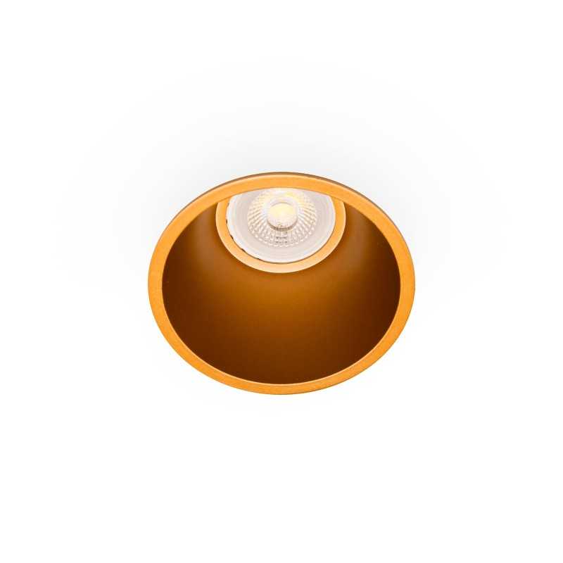 Ceiling lamp in matte gold aluminum with GU10 socket, MARANS.