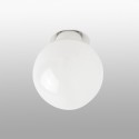 Aluminum E27 white ceiling lamp MEUCON