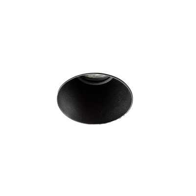 Ceiling lamp aluminum GU10 matte black HUILLY