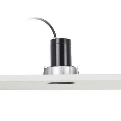 Ceiling lamp aluminum GU10 matte black HUILLY