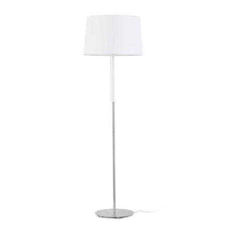 Floor lamp in matte white steel E27 SARLIS