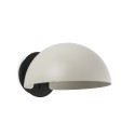 Wall lamp in matte black steel with E27 socket BRUNET