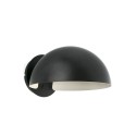 Wall lamp made of matte black steel with E27 socket, ANDRONS