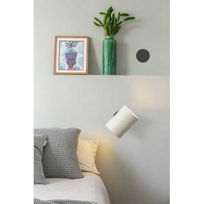Wall lamp in black steel with E27 socket, TILLOU