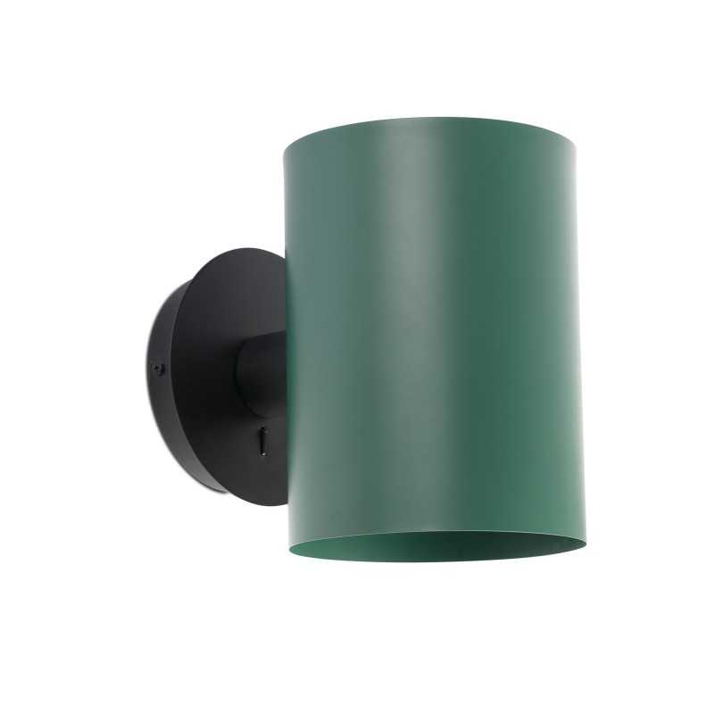 Wall lamp steel E27 black BUVILLY