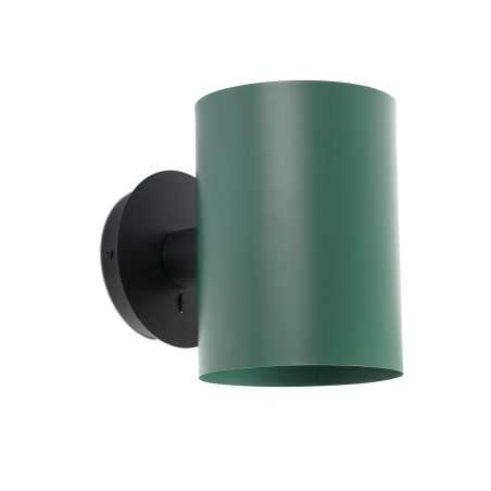 Wall lamp steel E27 black BUVILLY