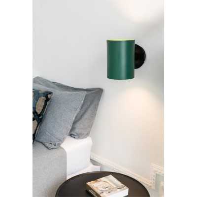 Wall lamp steel E27 black BUVILLY