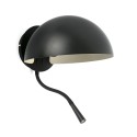 Wall lamp steel E27 matte black BEREULT