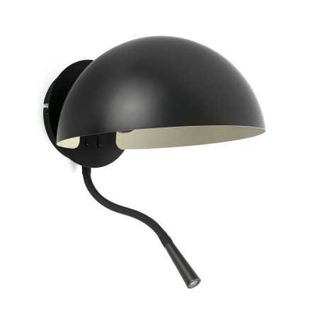 Wall lamp steel E27 matte black BEREULT