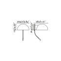 Wall lamp steel E27 matte black BEREULT