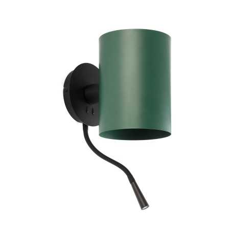 Wall lamp in black steel with E27 socket, CHASSEY