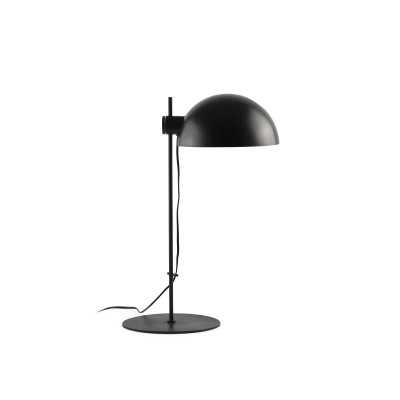 Table lamp made of matte black steel with E27 socket, ARTENAY