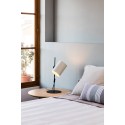 Table lamp made of matte black steel with E27 socket, LEBRON brand.