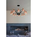 Ceiling lamp in brushed copper steel E14 MOYAUX