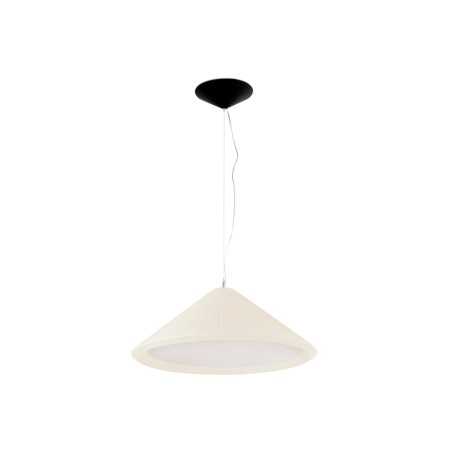 Ceiling lamp in beige steel with E27 socket, ARRIGNY