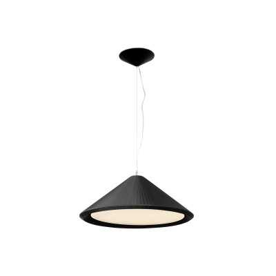 Ceiling lamp in matte black steel with E27 socket, RUVIGNY.