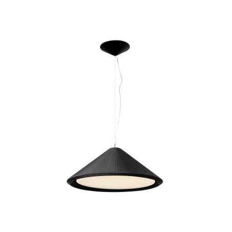 Ceiling lamp in matte black steel with E27 socket, RUVIGNY.