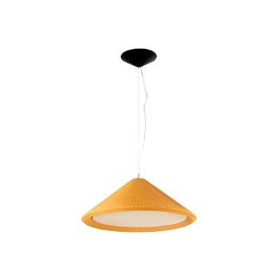 Ceiling lamp in orange steel E27 LONGVIC