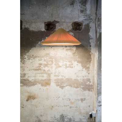 Ceiling lamp in orange steel E27 LONGVIC