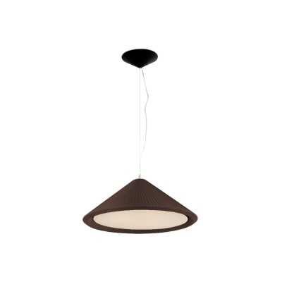 Ceiling lamp in brown steel with E27 socket by FROGES