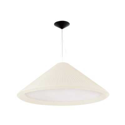Ceiling lamp in beige steel with E27 socket by LEPUIX