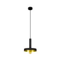 Ceiling lamp in black steel with E27 socket by MEULERS