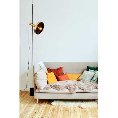 Ceiling lamp in matte black steel E27 ARBORI