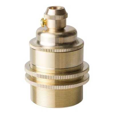 High-end double washer E27 metallic lamp holder