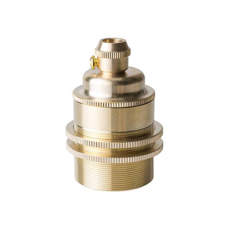High-end double washer E27 metallic lamp holder