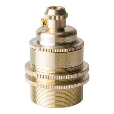 High-end double washer E27 metallic lamp holder