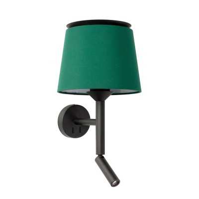 Wall lamp in black steel with E27 socket, LA FONT brand.