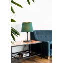 Table lamp made of matte black steel with E27 socket, CHANAS.
