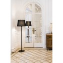 Floor lamp in matte black steel with E27 socket, BROMME.