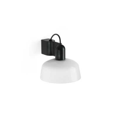 Wall lamp aluminum E27 black BEUGNY